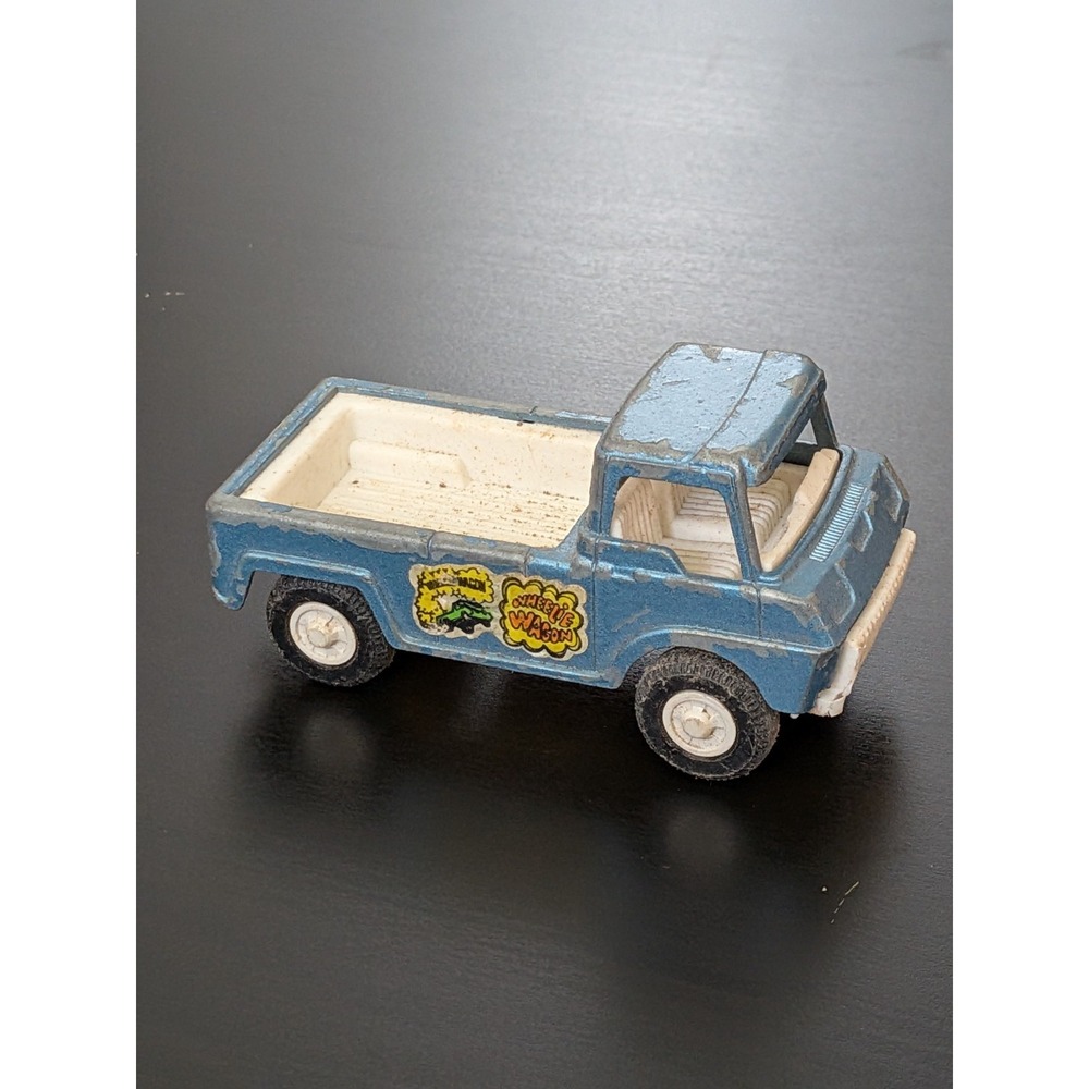 1969 Tootsietoy‎ Blue 4" Wheelie Wagon Pick-up Truck